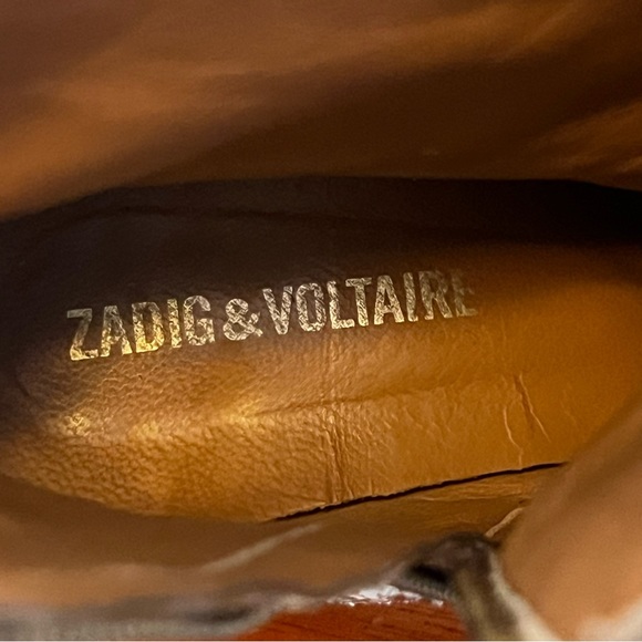 Zadig & Voltaire Women Python Ankle Bootie Made in Italy Size 37 (US 7) - Picture 10 of 14